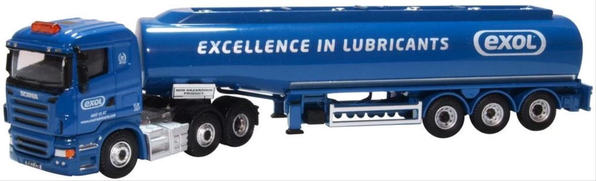 Oxford Diecast Scania Highline Tanker Exol OD76SHL04TK