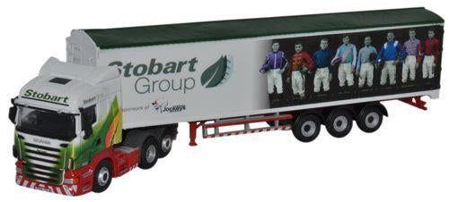 Oxford Diecast Scania Highline Walking Floor Stobart Ascot Champions Day OD76SHL04WF