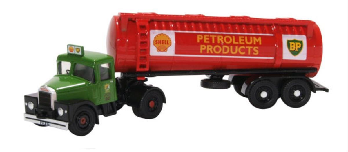 Oxford Diecast Scammell Highwayman Tanker Shell/BP OD76SHT001