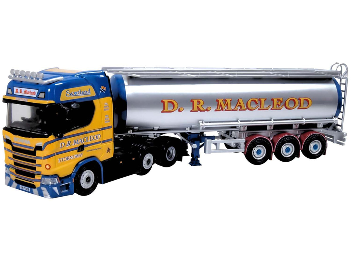 Oxford Diecast Scania S Series Cylindrical Tanker D R Macleod OD76SNG003