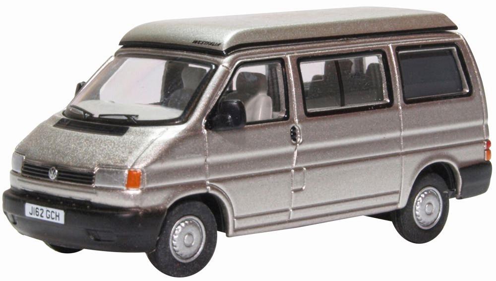 Oxford Diecast VW T4 Westfalia Camper Silver Grey OD76T4005