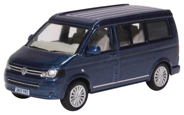 Oxford Diecast VW T5 California Camper Metallic Night Blue OD76T5C001