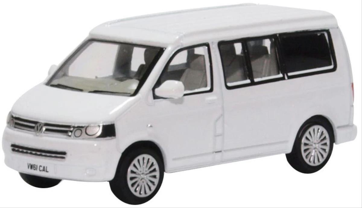 Oxford Diecast VW T5 California Camper Candy White OD76T5C002