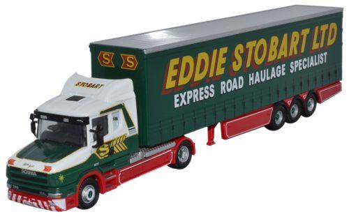 Oxford Diecast Scania T Cab Curtainside Eddie Stobart OD76TCAB007