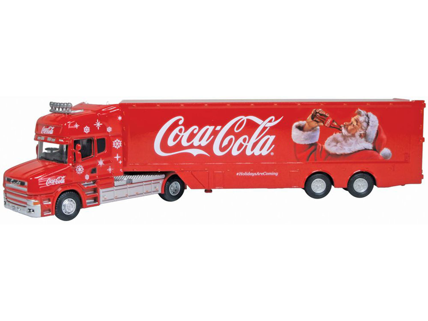 Scania T Cab Box Trailer Coca Cola New Xmas Livery