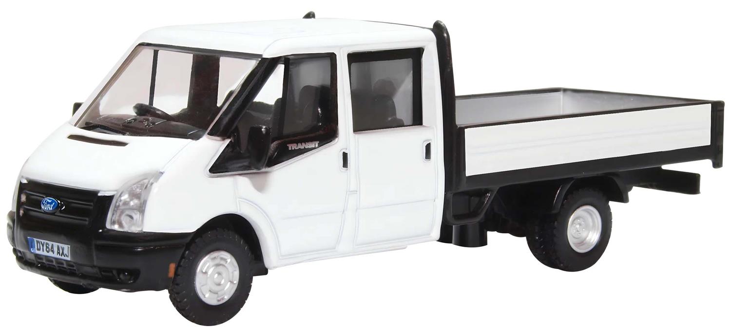 Oxford Diecast Ford Transit Pickup White OD76TPU005