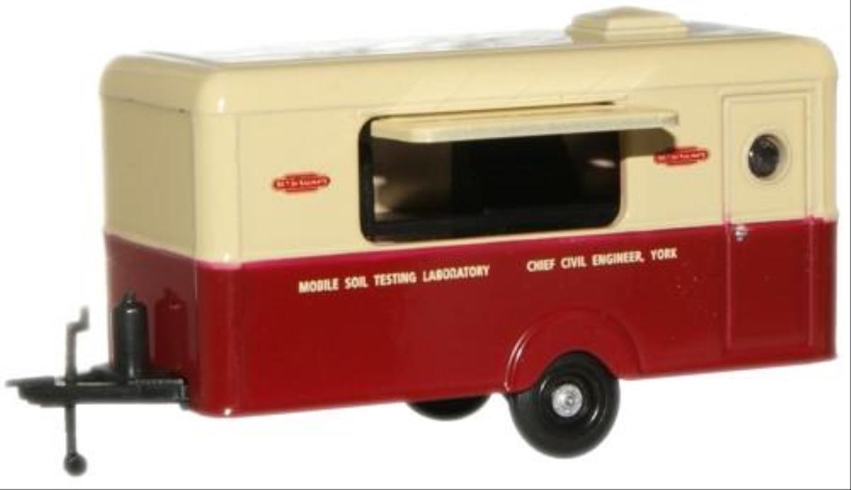 Oxford Diecast Mobile Trailer British Rail Mobile Soil Testing Laboratory OD76TR003