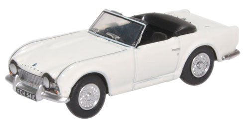 Oxford Diecast Triumph TR4 New White OD76TR4003