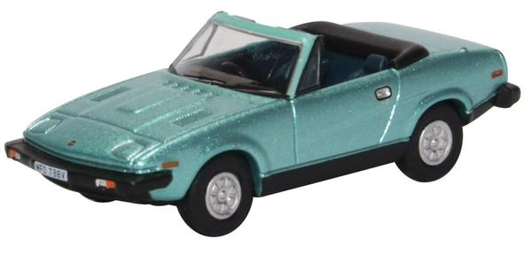 Oxford Diecast Triumph TR7 Convertible Persian Aqua Metallic OD76TR7002