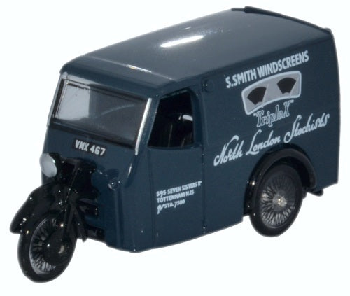 Oxford Diecast Tricycle Van S.Smith Windscreens OD76TV009