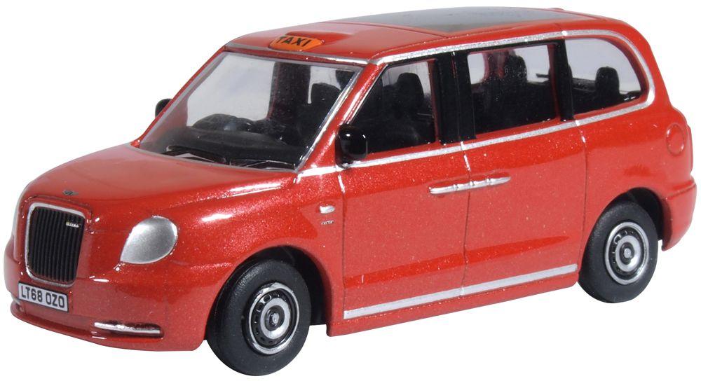 Oxford Diecast LEVC TX5 Taxi Tupelo Red OD76TX5002