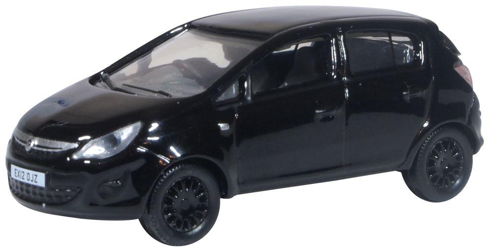 Oxford Diecast Vauxhall Corsa Black OD76VC004