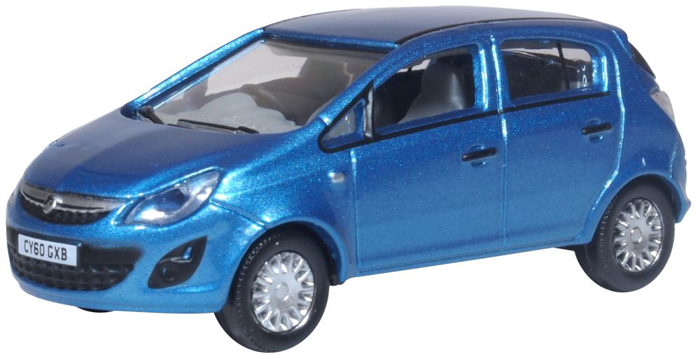 Oxford Diecast Vauxhall Corsa Oriental Blue OD76VC005