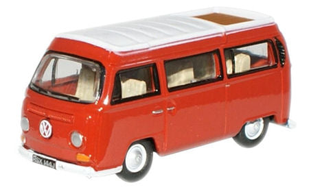 Oxford Diecast VW Camper Open Senegal Red/White OD76VW004