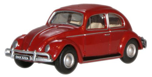 Oxford Diecast VW Beetle Ruby Red OD76VWB002