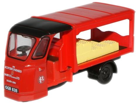 Oxford Diecast Wales &amp; Edwards Milk Float Scottish Dairy Farmers Co Ltd OD76WE009