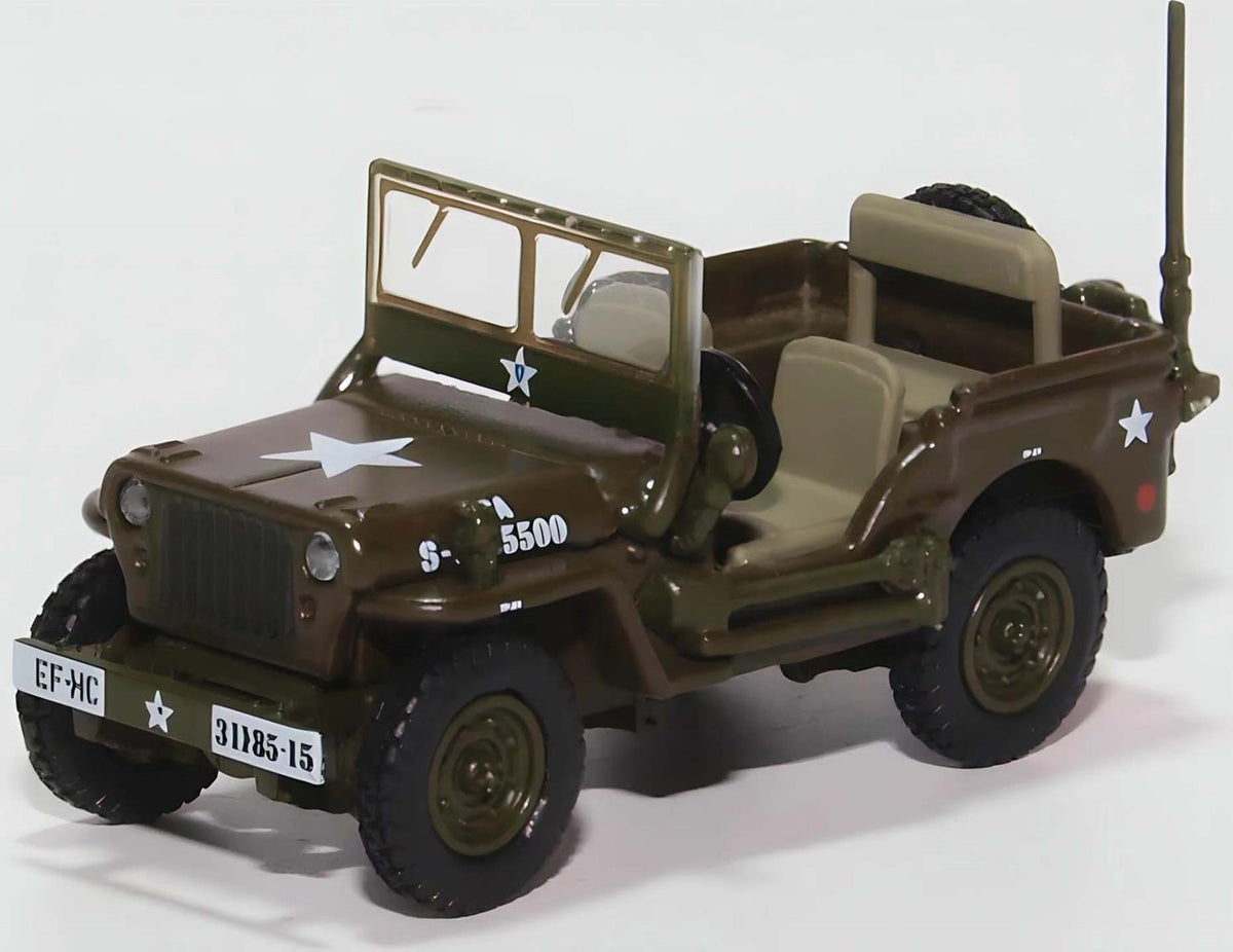 Oxford Diecast Willys Jeep MB US Army OD76WMB003