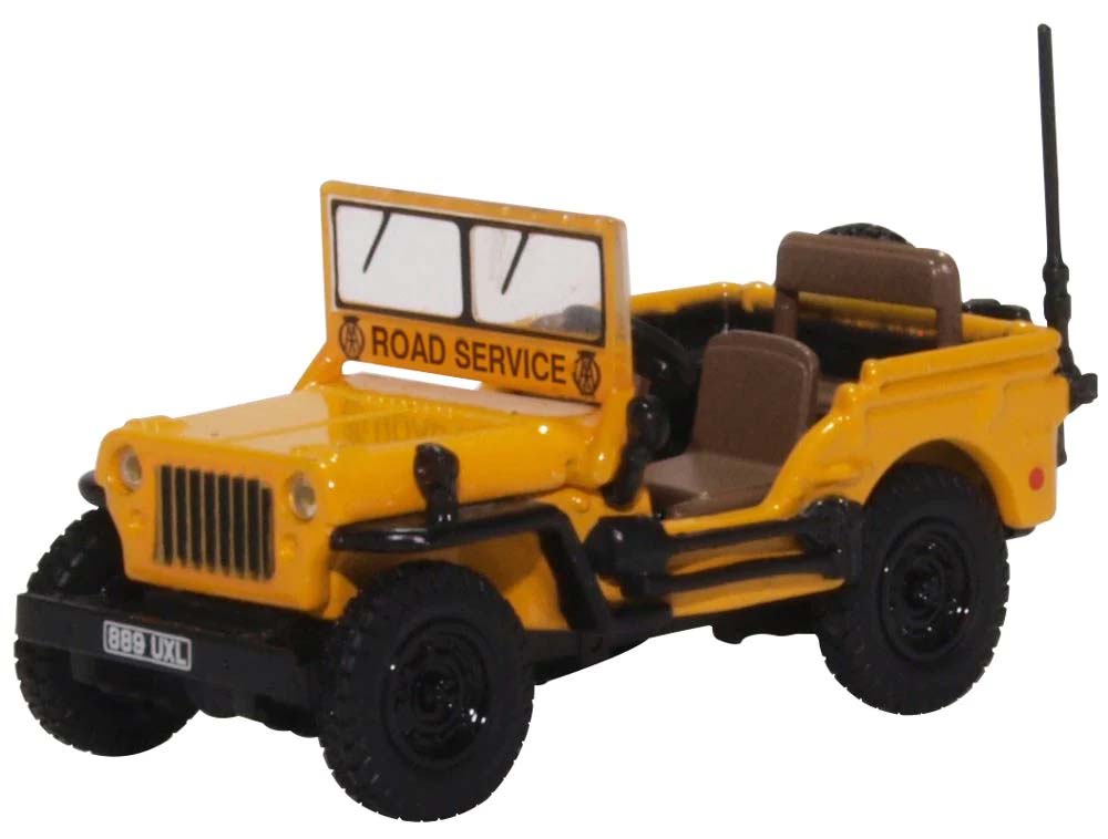 Oxford Diecast Willys Jeep MB AA OD76WMB005