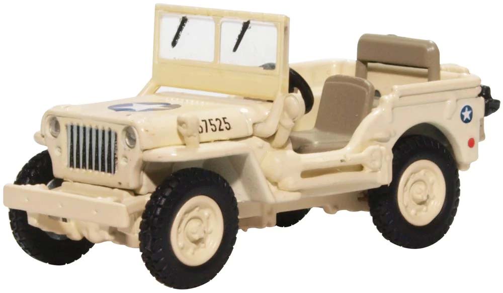 Oxford Diecast Willys Jeep MB USAAF Tunisia 1943 OD76WMB007