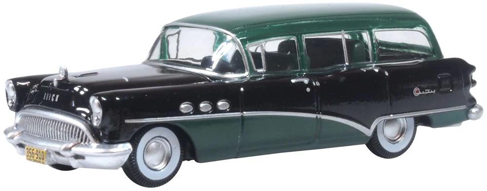 Oxford Diecast 1954 Buick Century Estate Wagon Baffin Green/Carlsbad OD87BCE54002