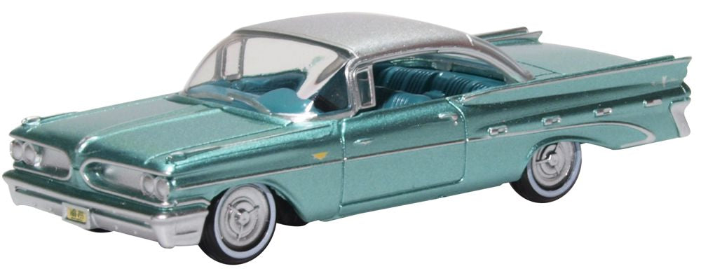 Oxford Diecast 1959 Pontiac Bonneville Coupe Seaspray Green OD87PB59003