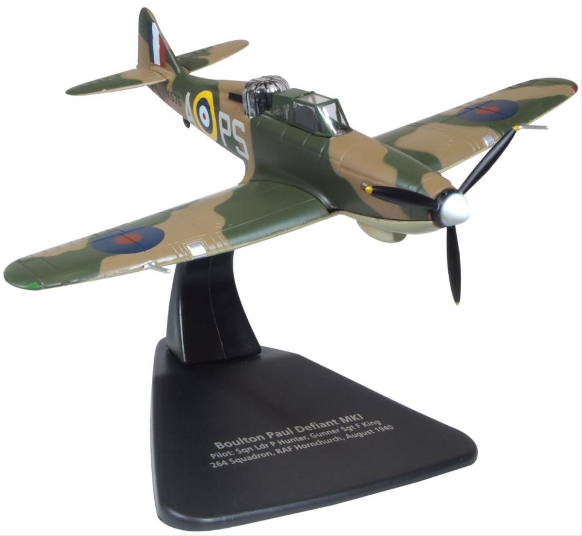 Oxford Aviation Boulton Paul Defiant 264 Sqn. RAF Hornchurch 1940 ODAC109