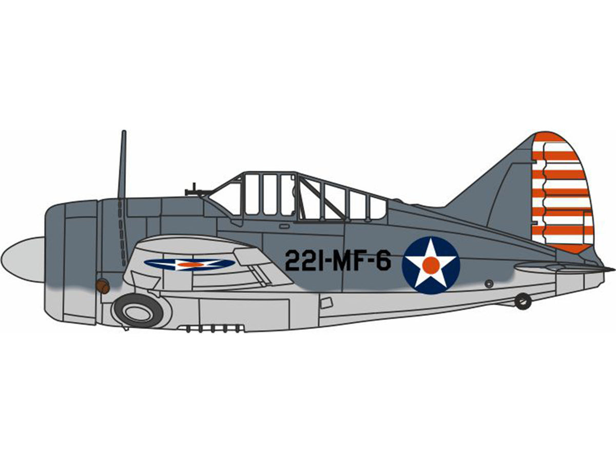 Brewster Buffalo Vmf-221 US Marine Corps Hawaii (1:72)