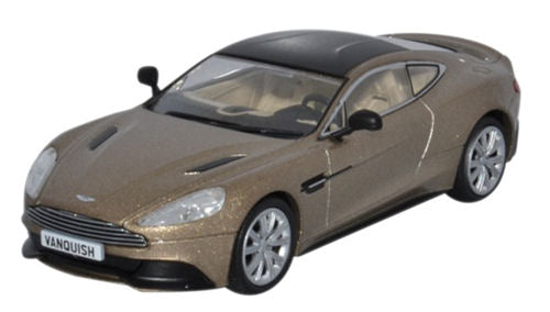 Oxford Diecast Aston Martin Vanquish Coupe Selene Bronze ODAMV002