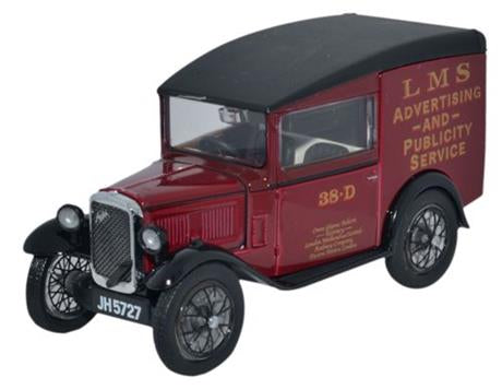 Oxford Diecast Austin Seven RN Van LMS ODASV004