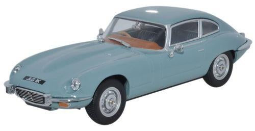 Oxford Diecast Jaguar V12 E Type Light Blue ODJAGV12001