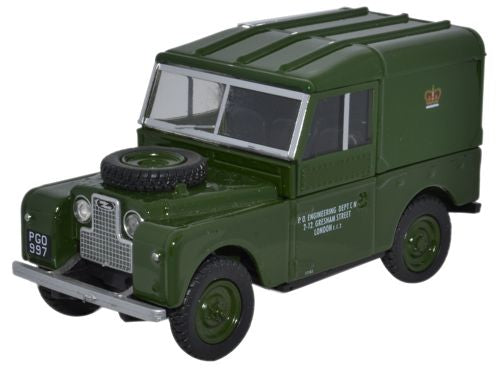 Oxford Diecast Land Rover Series I 88'' Hard Top Post Office Telephones ODLAN188006