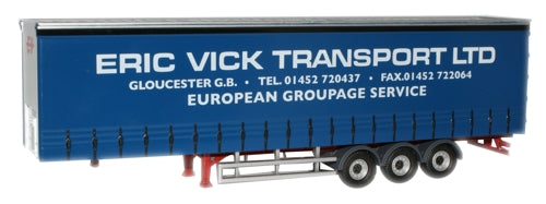 Oxford Diecast MAN TGX Erik Vick Trailer ODMAN02CS-T