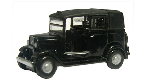 Oxford Diecast Austin Low Loader Taxi Black ODNAT001