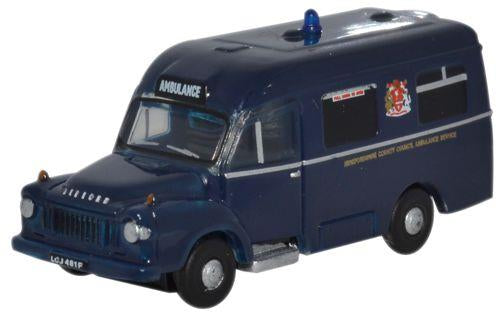 Oxford Diecast Bedford J1 Lomas Ambulance Hereford ODNBED001