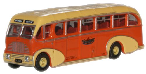 Oxford Diecast Burlingham Sunsaloon Yelloway ODNBS002