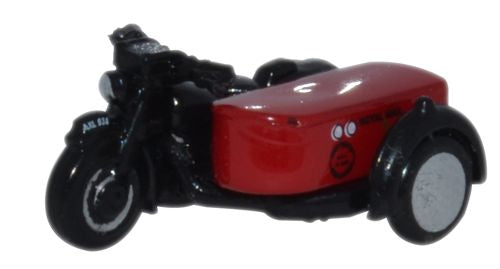 Motorcycle and Sidecar Royal Mail