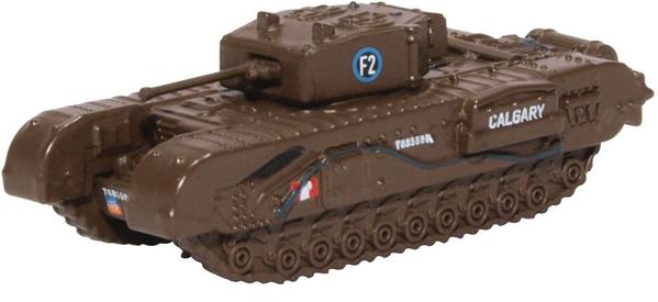 Oxford Diecast Churchill Tank 1st Canadian Army Brg. Dieppe 1942 ODNCHT002