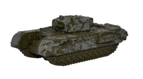 Oxford Diecast Churchill Tank 142 RAC Tunisia 1943 ODNCHT003