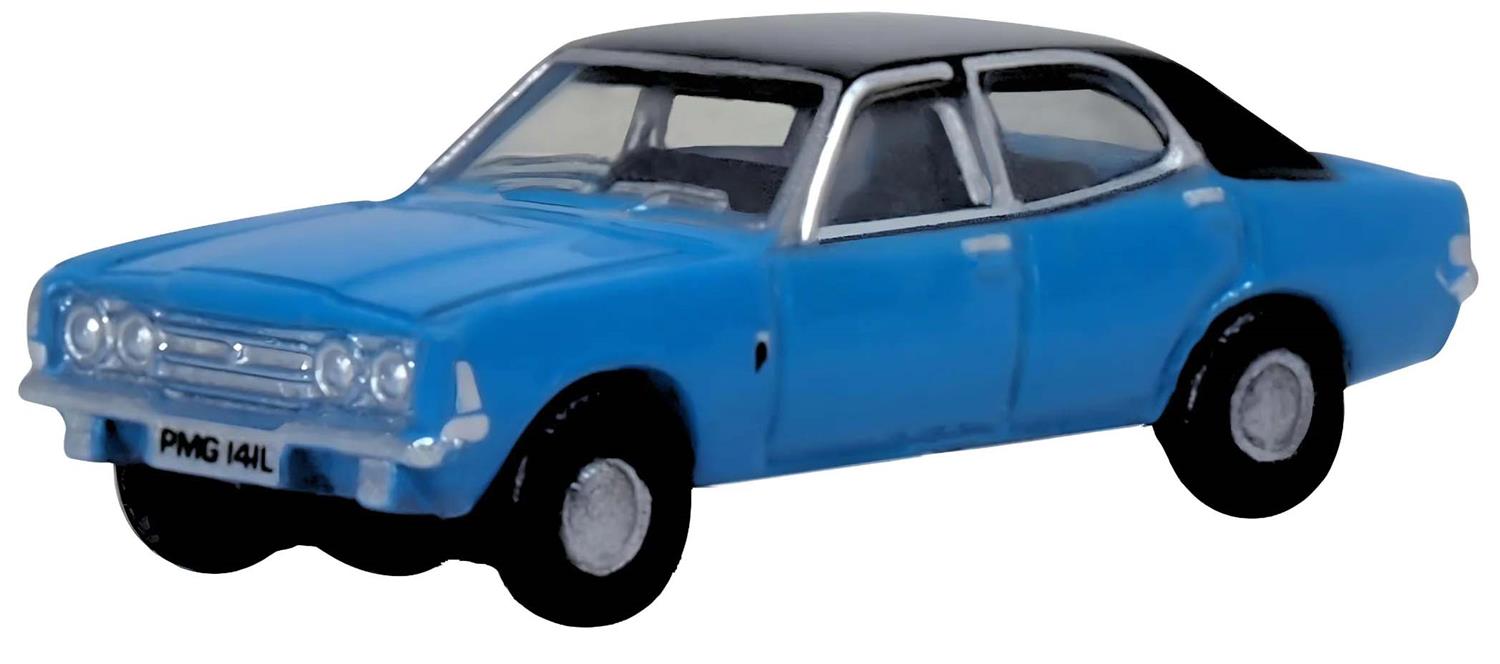 Oxford Diecast Ford Cortina MkIII Electric Monza Blue ODNCOR3005