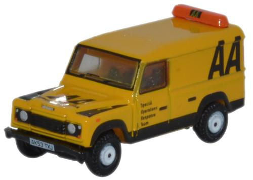 Oxford Diecast Land Rover Defender LWB Hard Top AA ODNDEF009