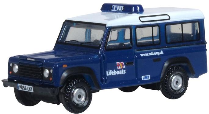 Oxford Diecast Land Rover Defender Station Wagon RNLI ODNDEF014