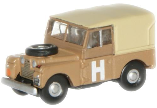 Oxford Diecast Land Rover Series I 88 Canvas Sand/Military ODNLAN188002