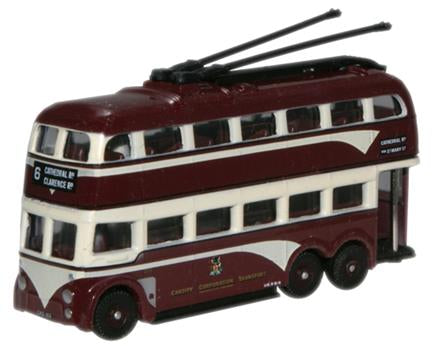 Oxford Diecast Q1 BUT Trolleybus Cardiff (Streamline) ODNQ1007