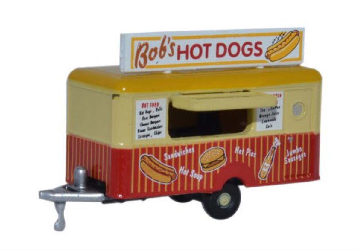 Oxford Diecast Mobile Trailer Bobs Hot Dogs ODNTRAIL001