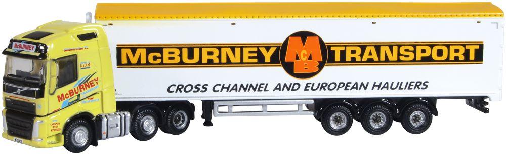 Oxford Diecast Volvo FH4 Walking Floor Mc Burney ODNVOL4008