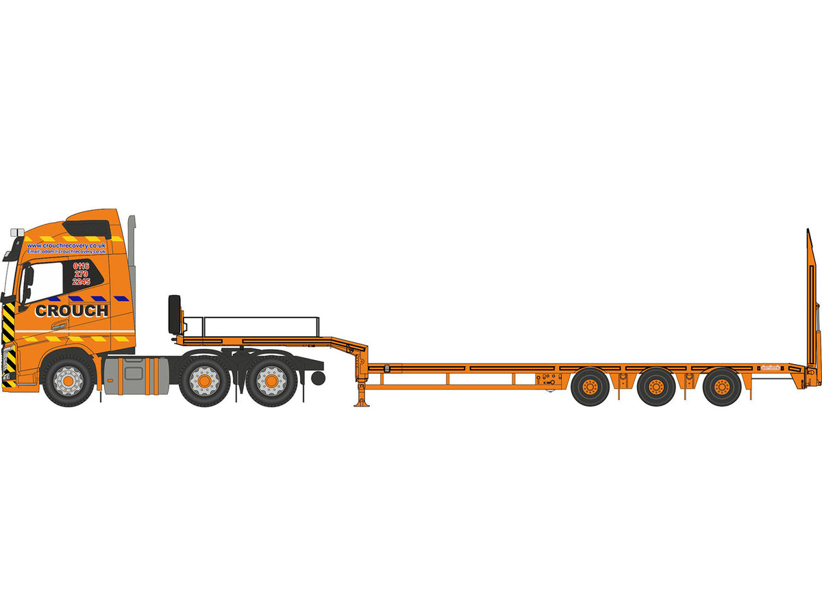 Volvo FH4 Semi Low Loader Crouch Recovery