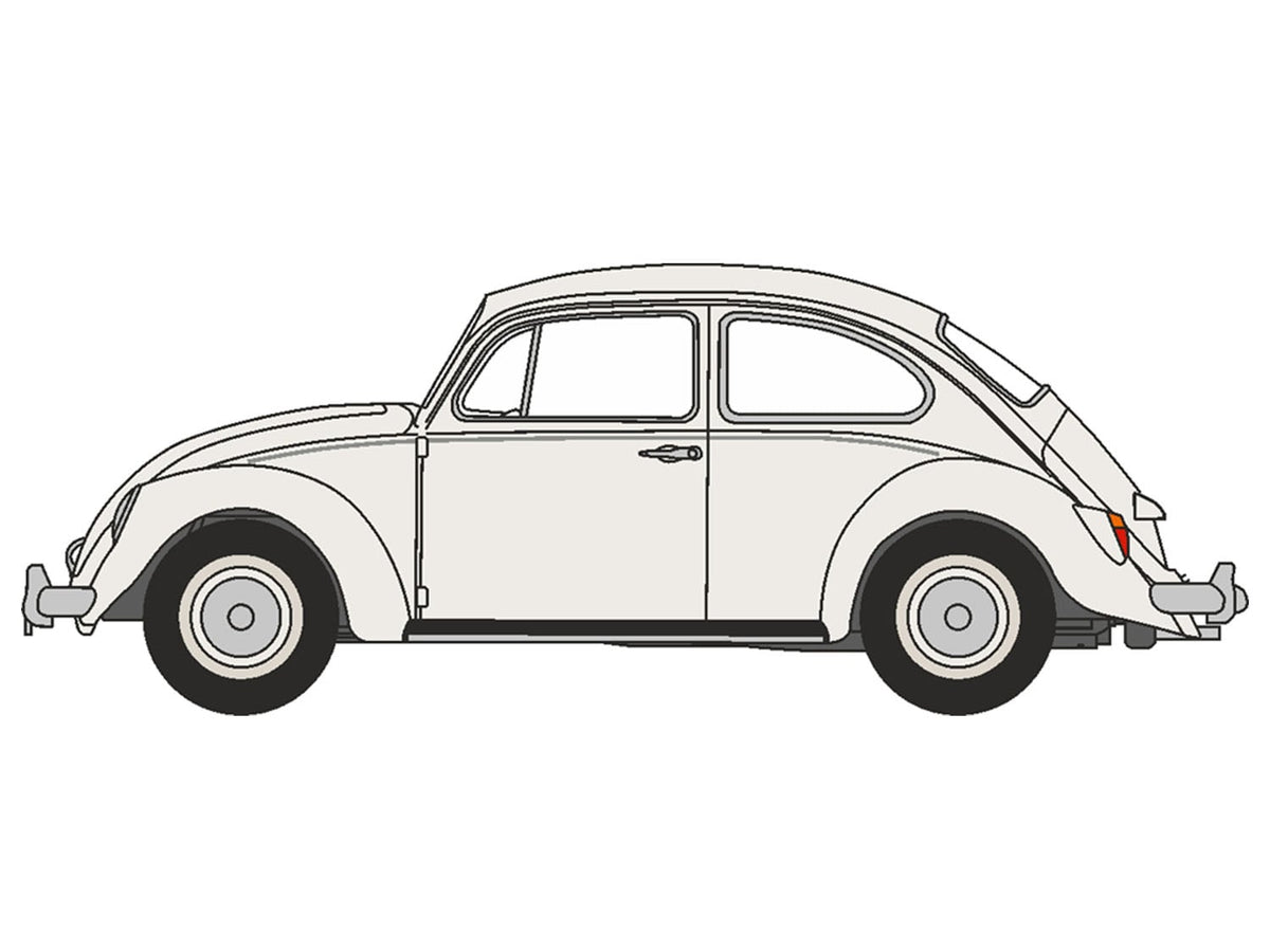 Oxford Diecast Volkswagen Beetle White (Abbey Road) ODNVWB008
