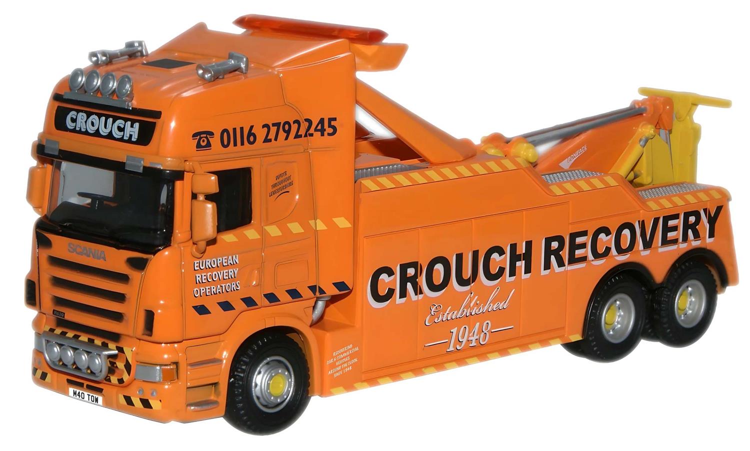 Oxford Diecast Scania Topline Recovery Truck Crouch Recovery ODSCA02REC