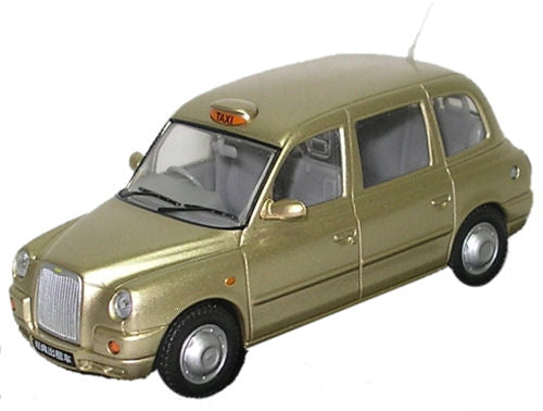 Oxford Diecast TX4 Taxi Gold ODTX4002