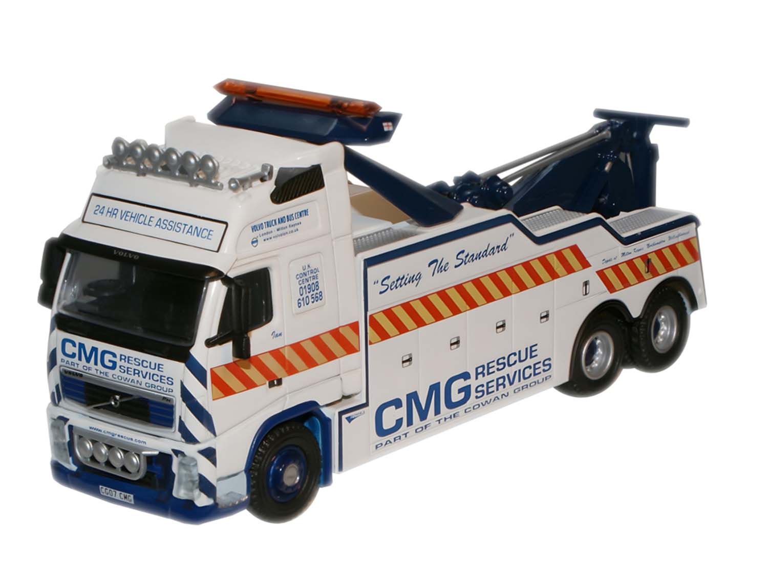 Oxford Diecast Volvo FH Recovery Truck CMG ODVOL07REC